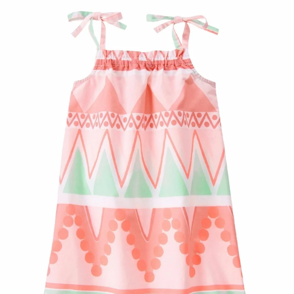 Gymboree Aztec Print Tie Shoulder Sun‎ Dress 5 8